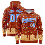 Custom Texas Orange Graffiti Pattern Fashion Hoodie Athletic Pullover Sweatshirt | BuyFootballJersey