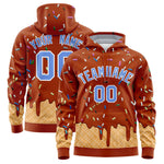Custom Texas Orange Graffiti Pattern Fashion Hoodie Athletic Pullover Sweatshirt | BuyFootballJersey