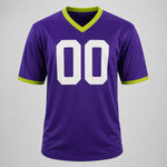 Unofficial Custom Mesh Fan Jersey – Indigo / Lime – Personalized Name, Number & Logo – Not Licensed