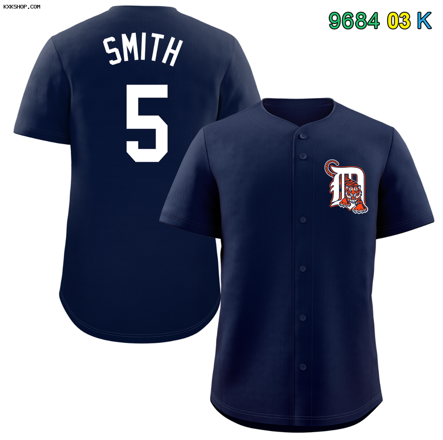 Custom Navy White Classic Style Baseball Jersey– | BuyFootballJersey