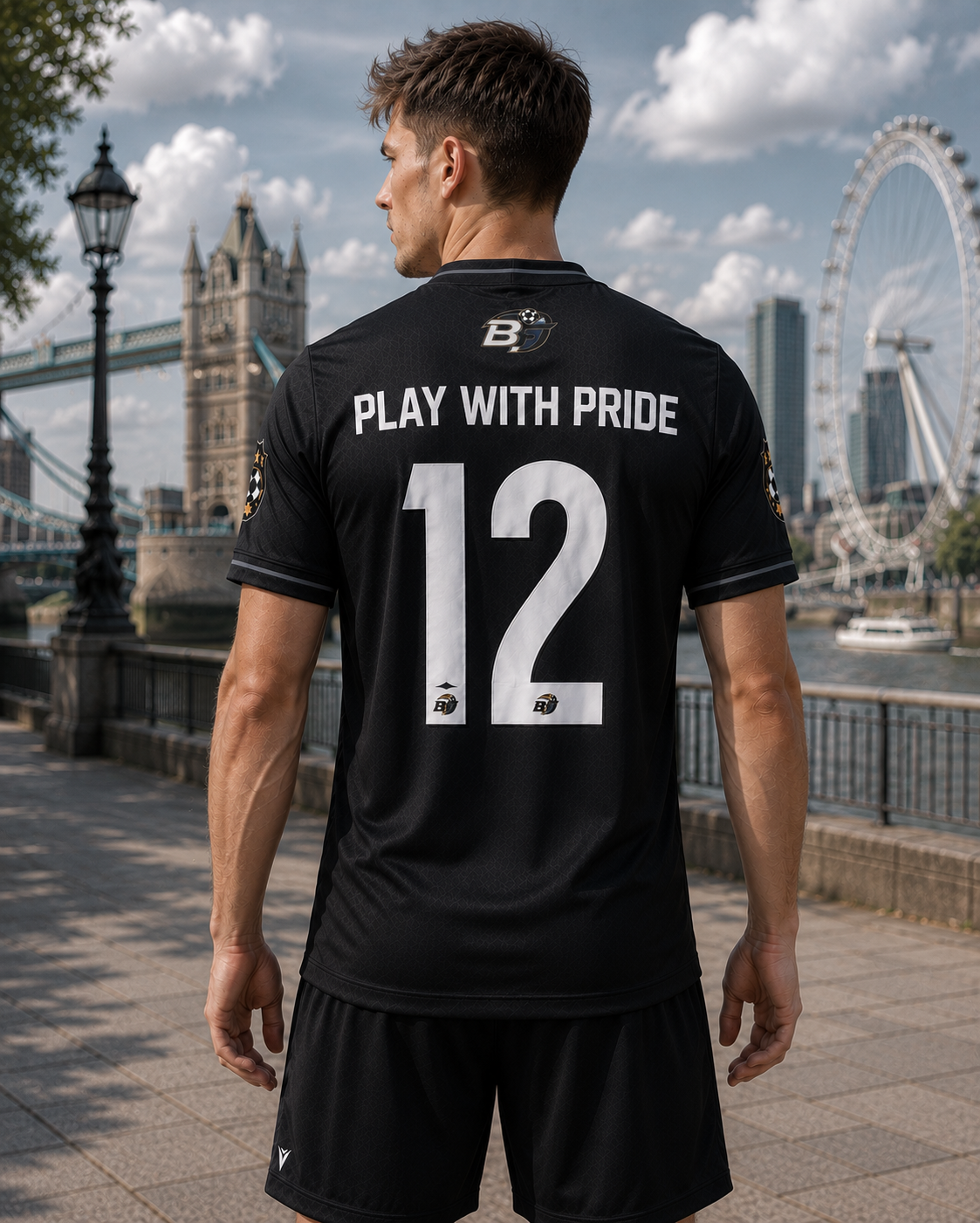 Premium Black Football Jersey for Men - BuyFootballJersey