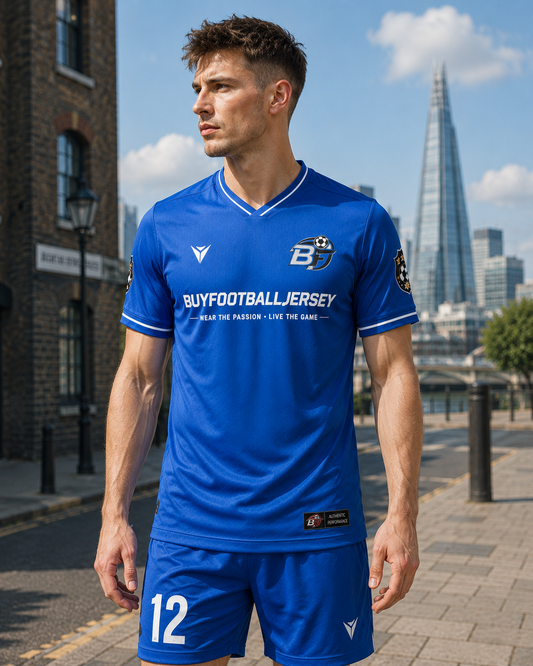 Premium Football Jerseys | Blue Soccer Jersey for Men | BuyFootballJersey