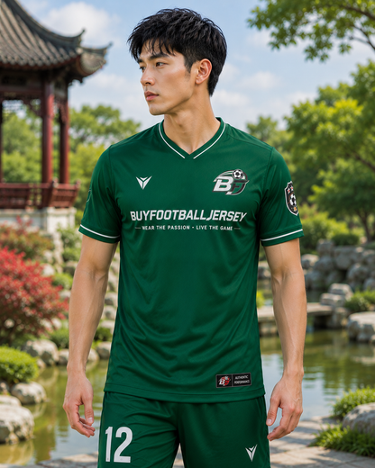 Premium Green Football Jersey for Men - BuyFootballJersey