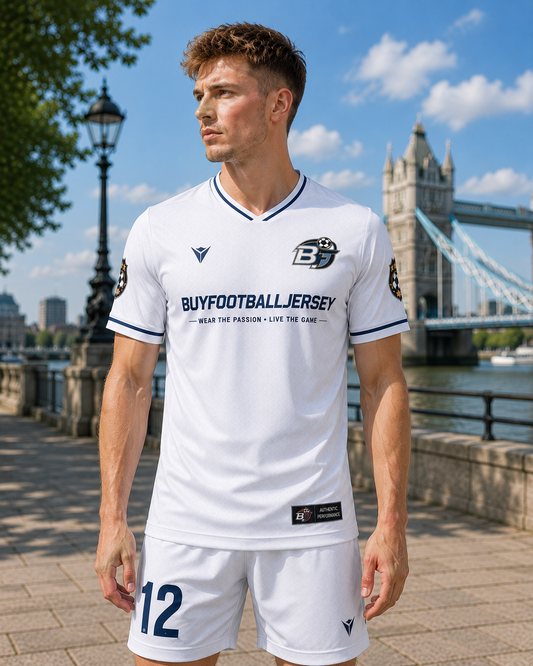 Premium White Football Jersey for Men - BuyFootballJersey