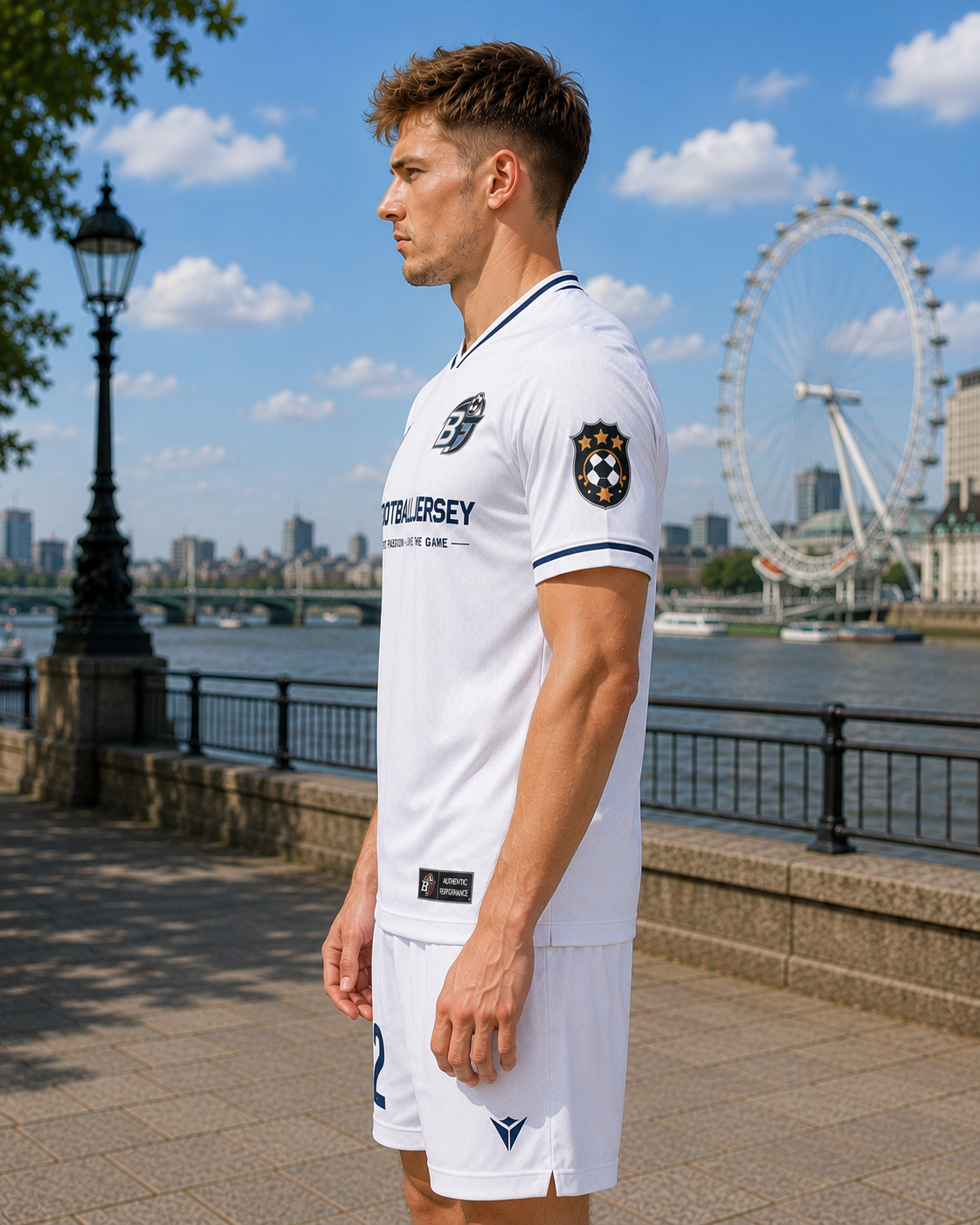 Premium White Football Jersey for Men - BuyFootballJersey