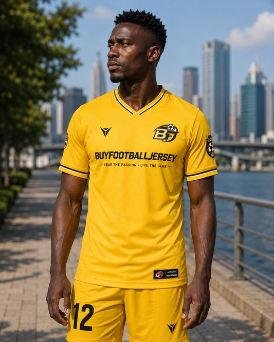 Premium Yellow Football Jersey for Men - BuyFootballJersey