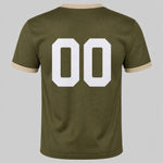 Unofficial Custom Mesh Fan Jersey – Olive / Sand – Personalized Name, Number & Logo – Not Licensed