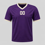 Unofficial Custom Mesh Fan Jersey – Plum / Cream – Personalized Name, Number & Logo – Not Licensed