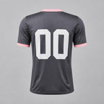 Unofficial Custom Mesh Fan Jersey – Graphite / Blush – Personalized Name, Number & Logo – Not Licensed